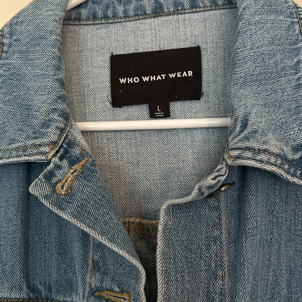 Ruffle Jean jacket - Picture 2 of 4